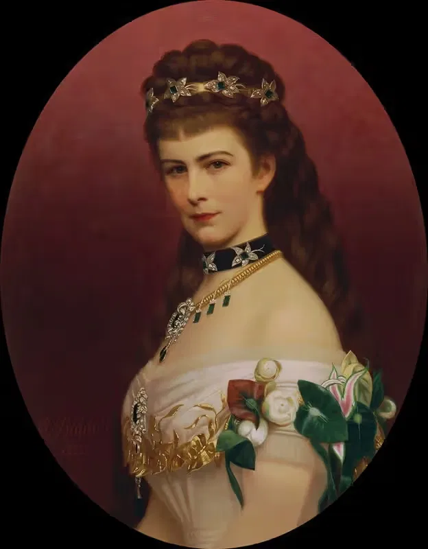 Kaiserin Elisabeth by Georg Martin Ignaz Raab, 1874 — digital art print download