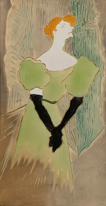 Иветт Гильбер by Анри де Тулуз-Лотрек, 1895 — digital art print download