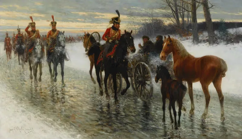 Napoleonic Campaign by Jan Van Chelminski — digital art print download