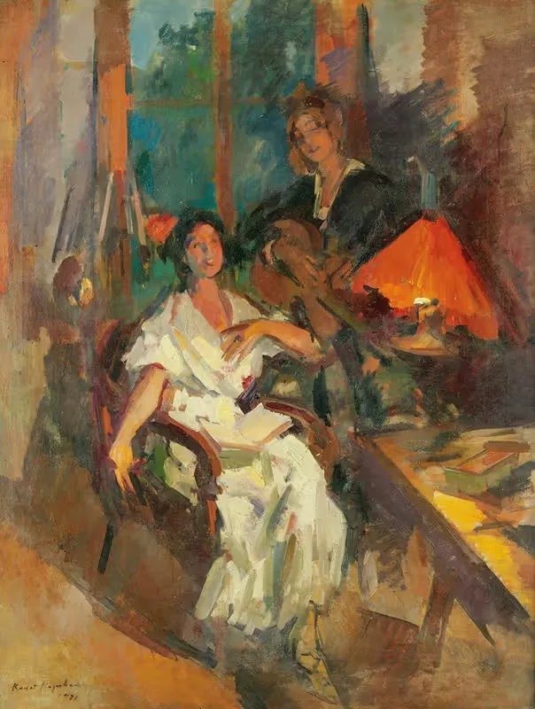 Вечерний дуэт by Константин Алексеевич Коровин, 1921 — digital art print download