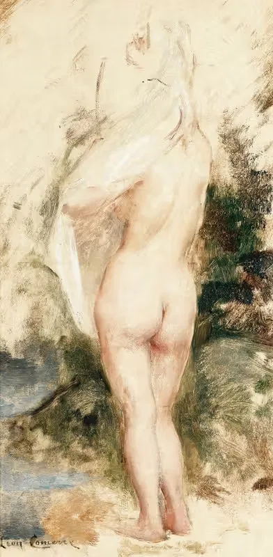 Study of a Nude Woman — Léon François Comerre