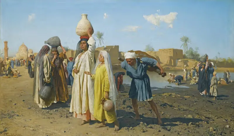 Водоносы by Леопольд Карл Мюллер, 1880 — digital art print download