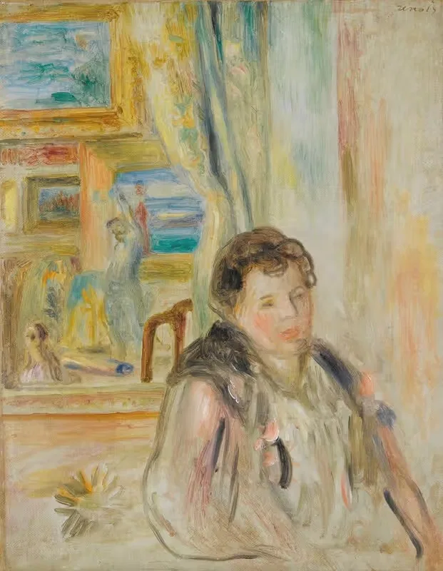 Femme Dans Un Intérieur — Pierre-Auguste Renoir