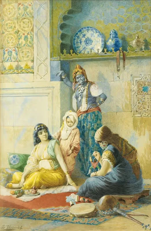 Nursery In The Harem by Vincent Stiepevich — digital art print download