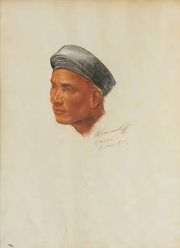 Portrait of A Vietnamese Man — Alexandre Jacovleff
