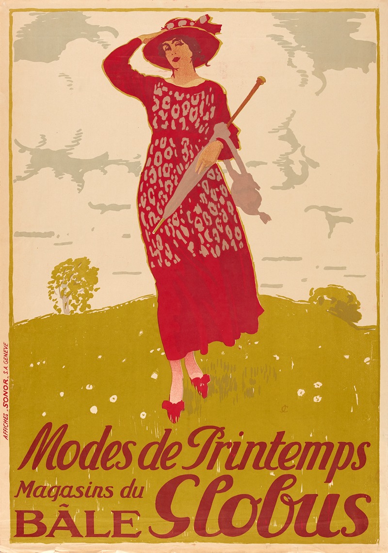 Modes de Printemps – Magasins du Globus – Bâle — Jules Courvoisier