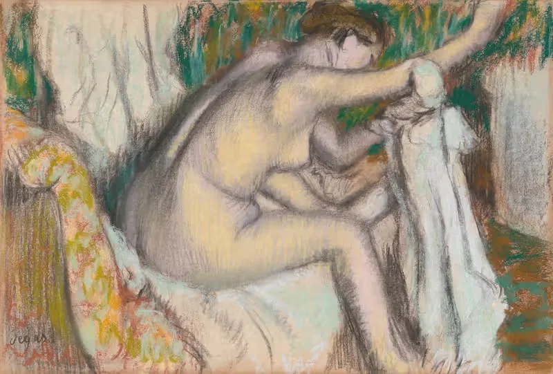 Woman Drying Her Arm by Edgar Degas — digital art print download
