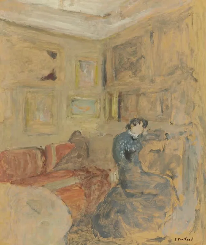 Madame Hessel Dans Son Petit Salon — Édouard Vuillard