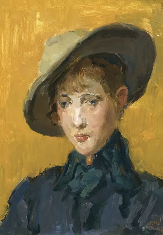 An Elegant Girl In A Hat — Isaac Israëls