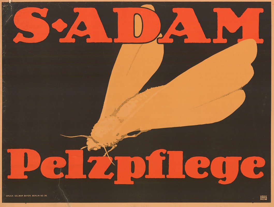 S. Adam – Pelzpflege by Louis Oppenheim — digital art print download
