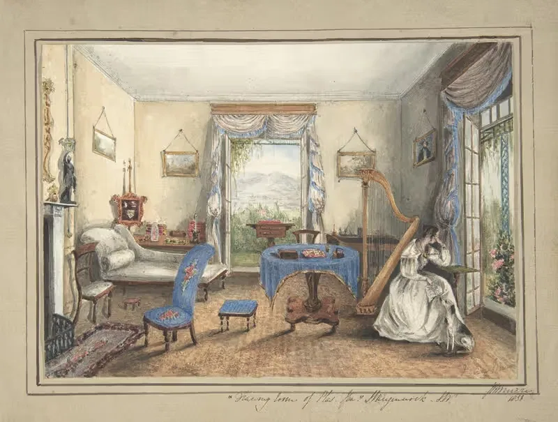 Drawing Room of the Plas. Spa — Julien Muère