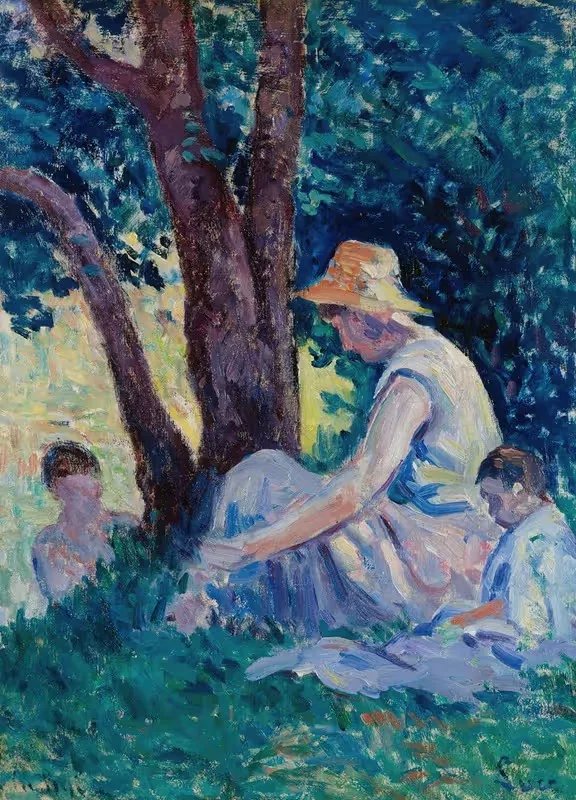 Bessy, un après-midi à la campagne — Maximilien Luce