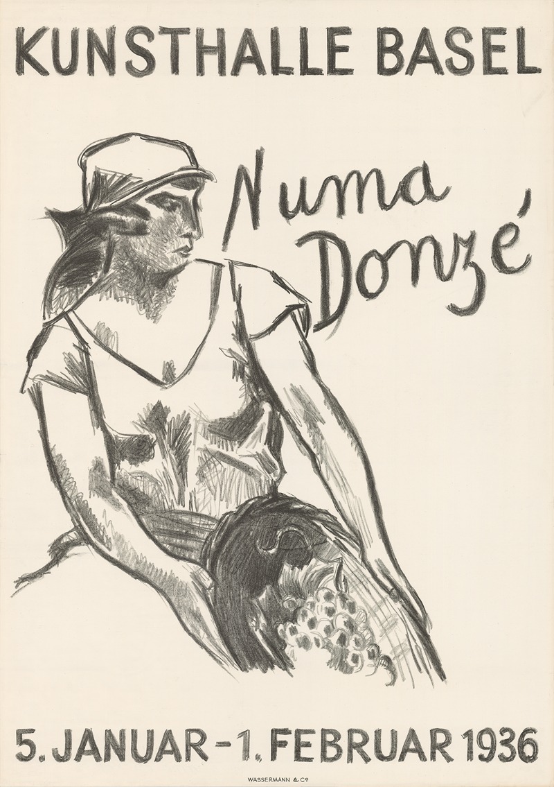 Kunsthalle Basel – Numa Donzé by Numa Donzé, 1936 — digital art print download