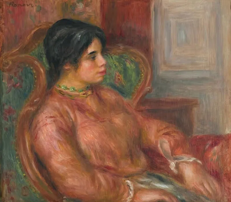 Femme au Fauteuil Vert — Pierre-Auguste Renoir