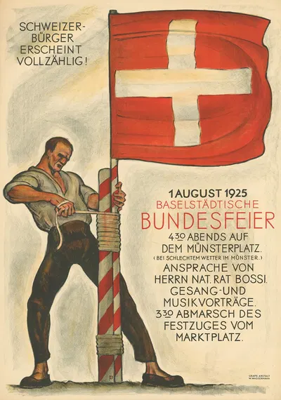 Bundesfeier by Otto Plattner, 1925 — digital art print download
