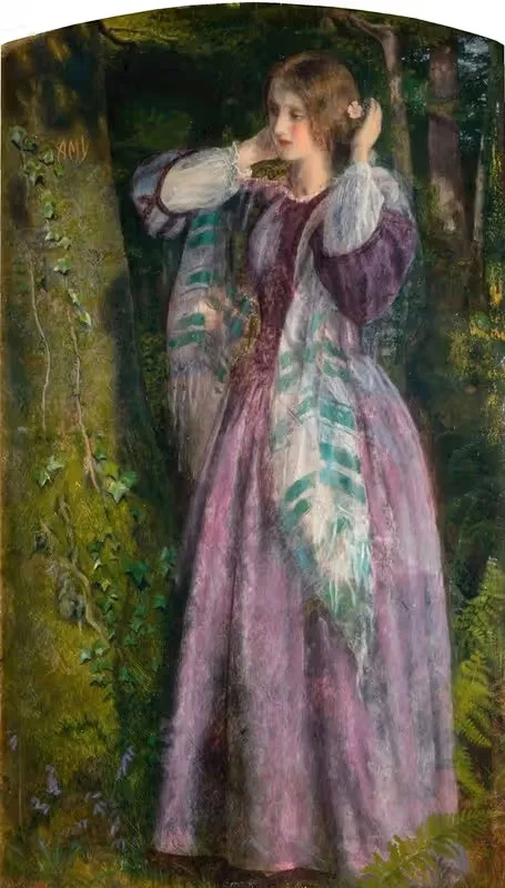 Эми by Артур Хьюз, 1859 — digital art print download