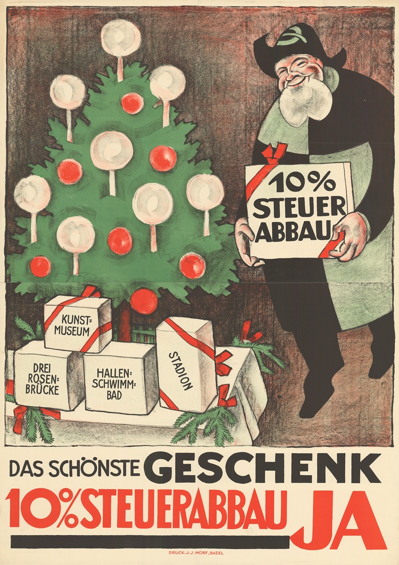 Das schönste Geschenk – 10% Steuerabbau – Ja — Otto Plattner