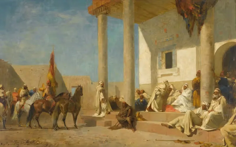 Audience Chez Un Khalifat — Eugène Fromentin