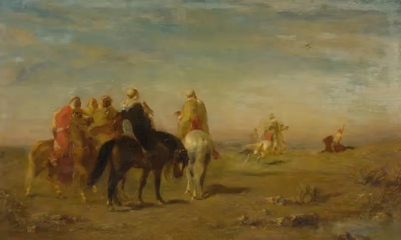 Arabs On Horseback — Eugène Fromentin