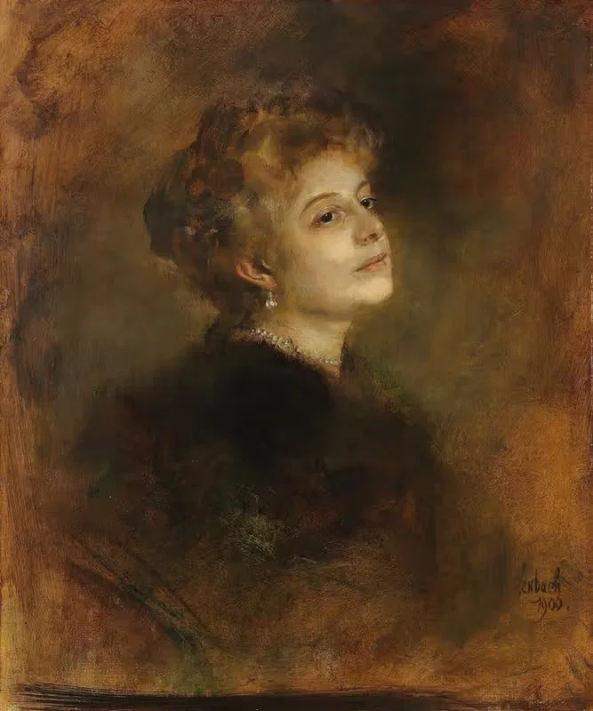 Lily von Poschinger by Franz von Lenbach, 1900 — digital art print download