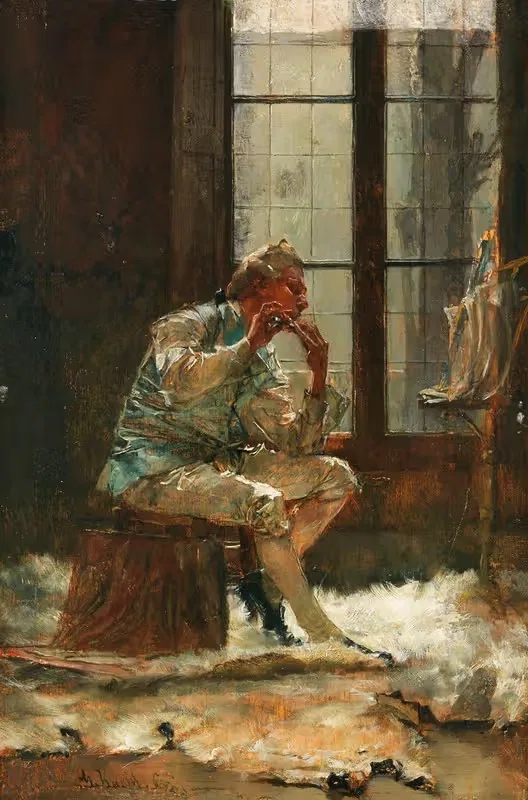 Флейтист by Готтхардт Кюль, 1878-1889 — digital art print download