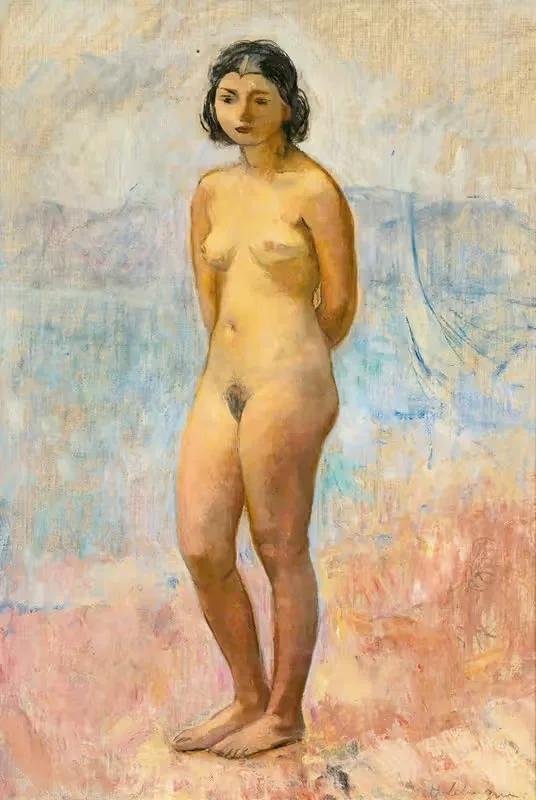 Jeune Fille Nue Debout — Henri Lebasque