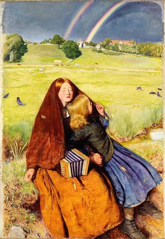Слепая девушка by Сэр Джон Эверетт Милле, 1856 — digital art print download