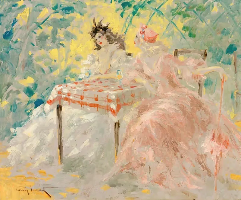 Sous Les Tonnelles by Louis Icart — digital art print download