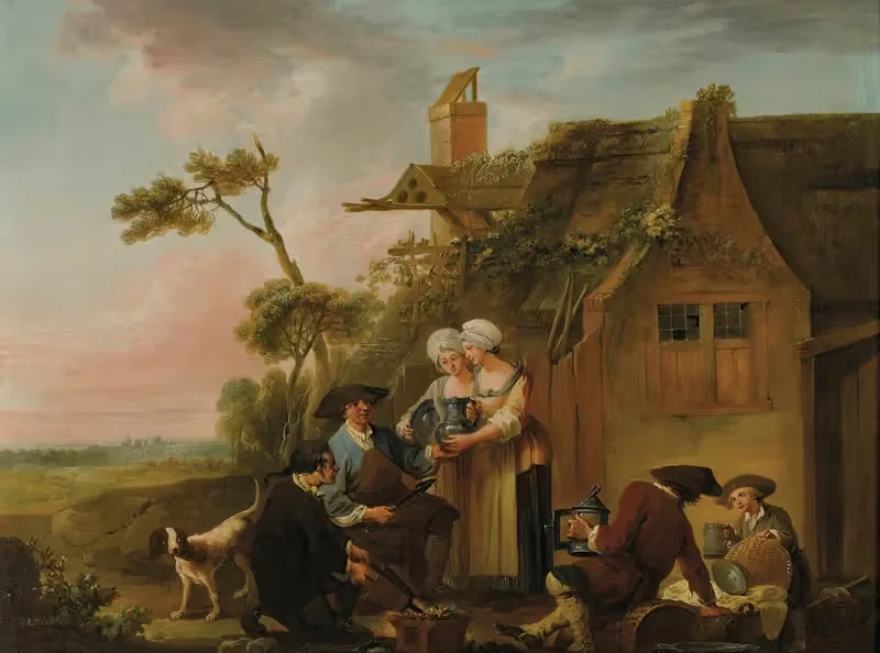 Жестяной торговец by Луи Жозеф Ватто, 1779 — digital art print download