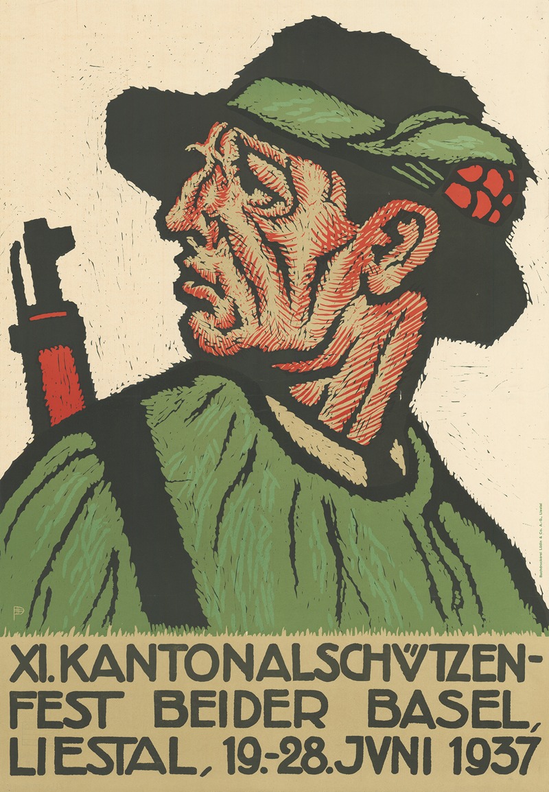 XI. Kantonalschützenfest beider Basel, Liestal — Otto Plattner