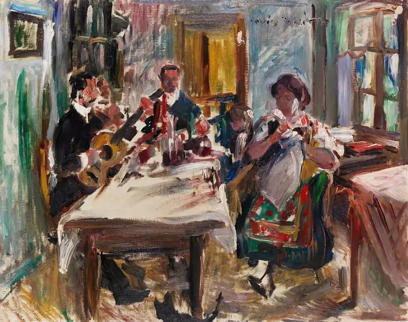 Тирольская крестьянская комната by Ловис Коринт, 1913 — digital art print download