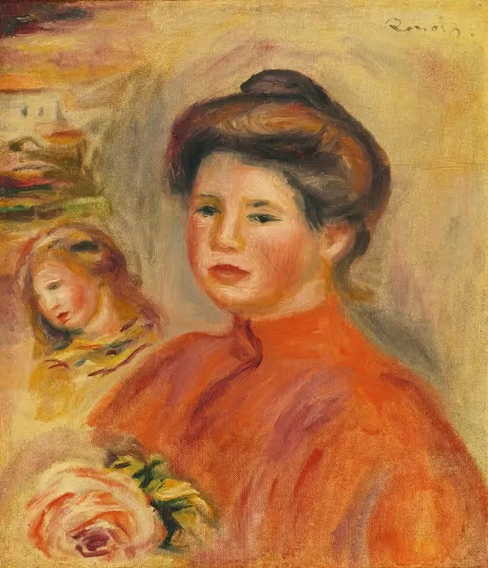 Têtes De Femme (Gabrielle) — Pierre-Auguste Renoir