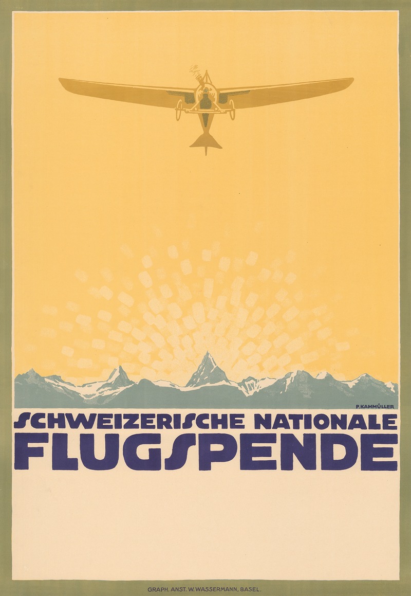 Schweizerische Nationale Flugspende by Paul Kammüller — digital art print download