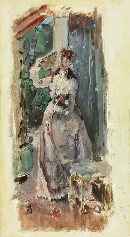 The Corner of the Balcony — Alfred Stevens