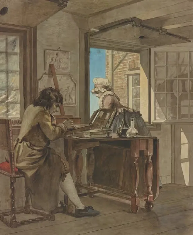 The Artist in his Atelier — Christiaan Andriessen