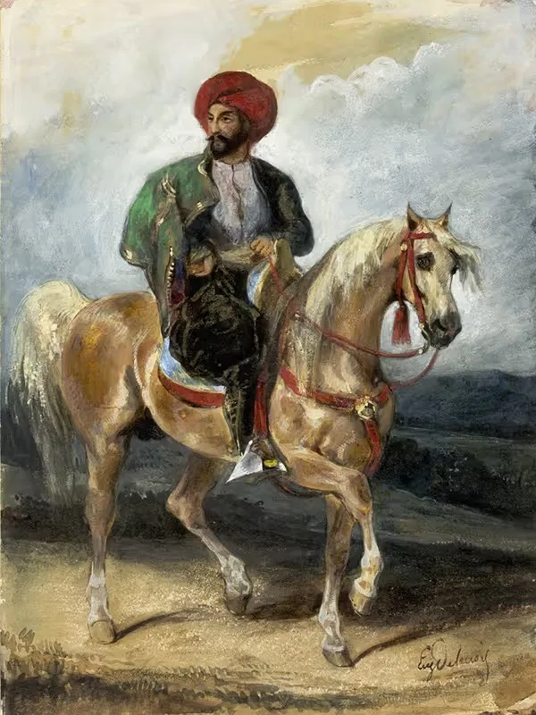 Турецкий всадник by Эжен Делакруа, c. 1834 — digital art print download