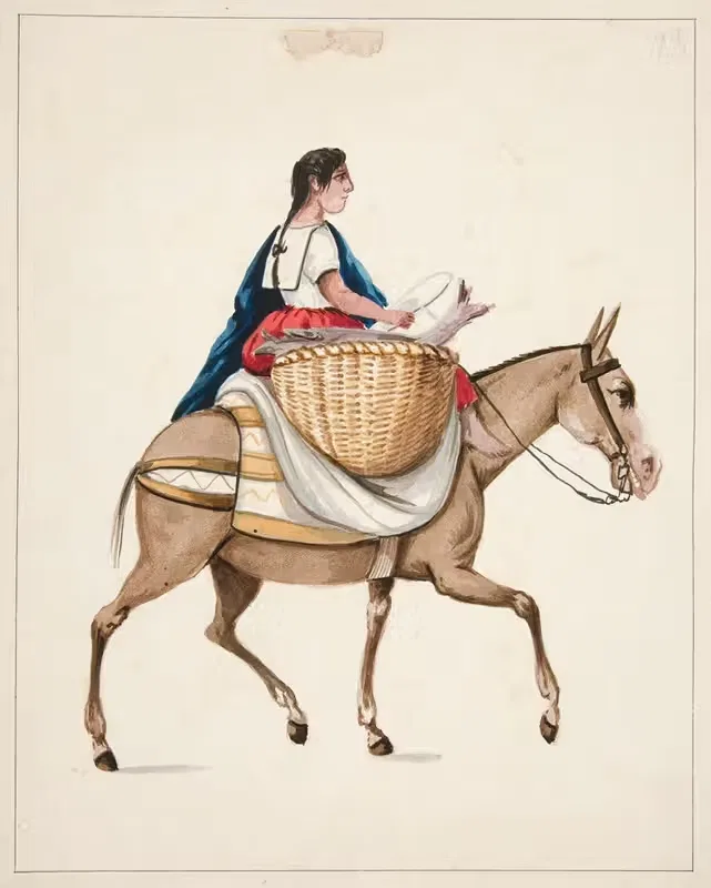 Indian Woman on Horseback — Francisco Fierro
