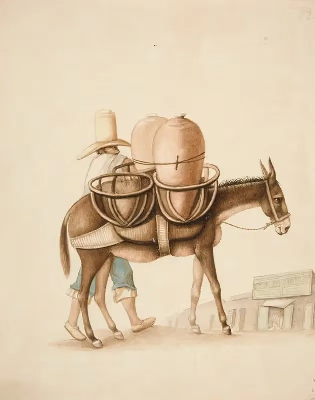 Water Vendor by Francisco Fierro — digital art print download
