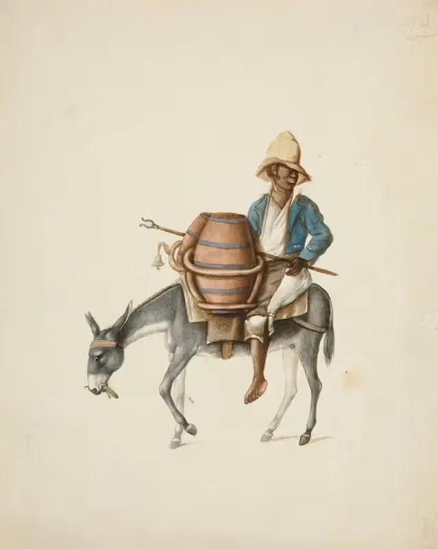 Water Vendor by Francisco Fierro — digital art print download