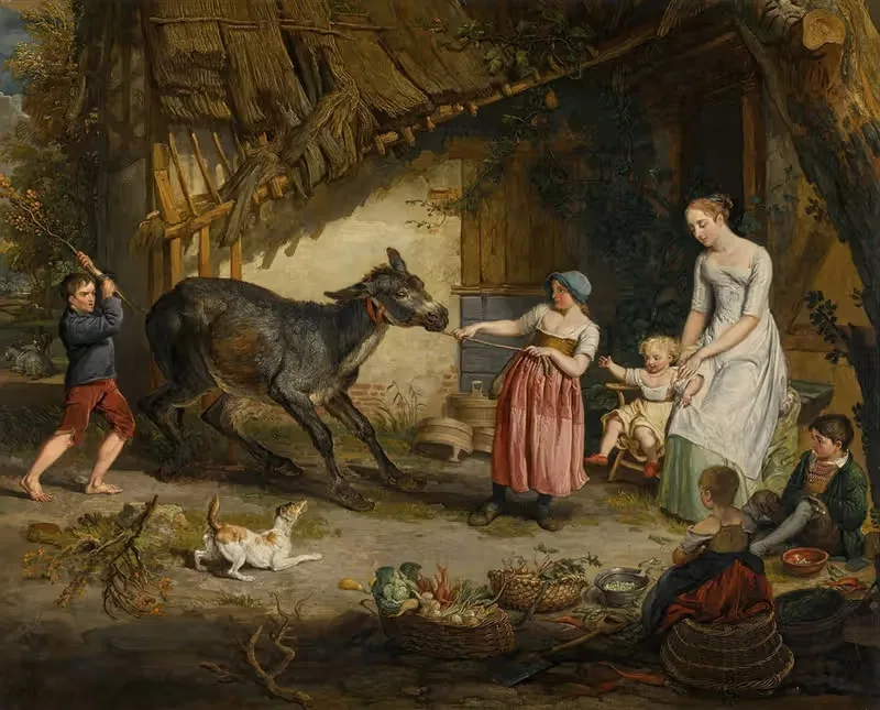 Упрямый осел by Джеймс Уорд, 1811 — digital art print download