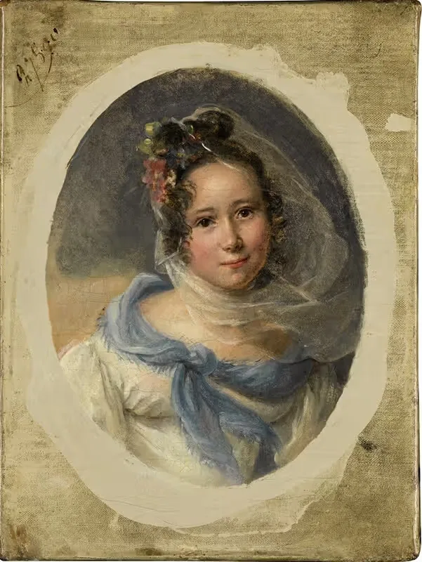 Portrait of a lady — Jean-Baptiste Isabey