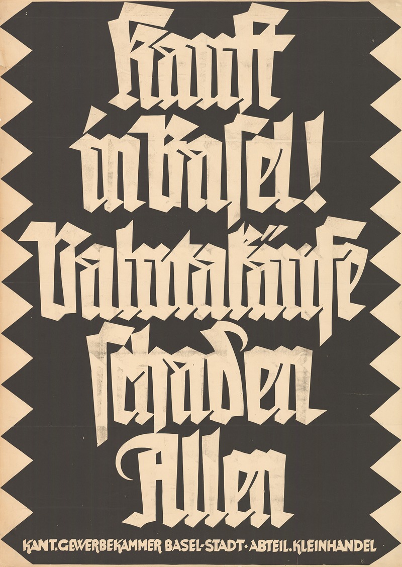 Kauft in Basel! Valutakäufe schaden Allen — Robert Stöcklin