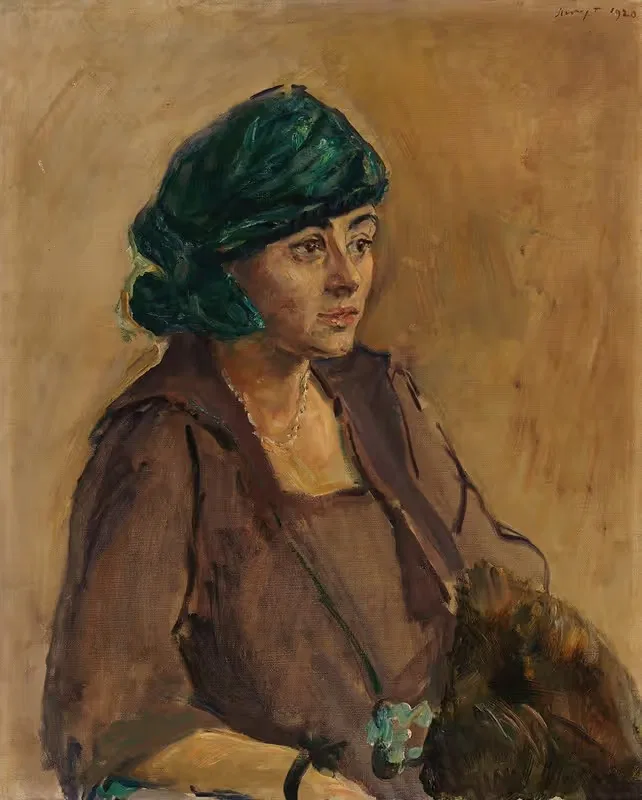 Damenbildnis by Max Slevogt, 1920 — digital art print download