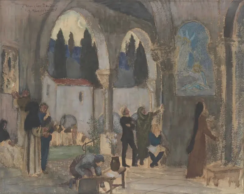Христианское вдохновение by Пьер Пюви де Шаванн, 1883–1886 — digital art print download