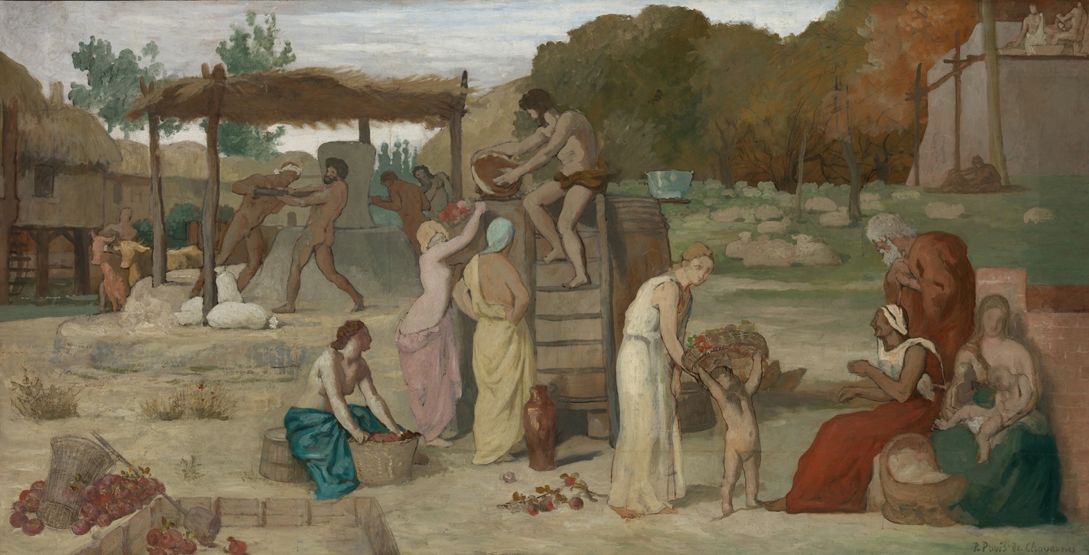 Cider by Pierre Puvis de Chavannes — digital art print download