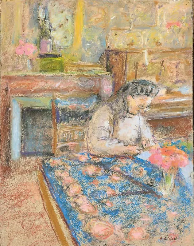 Madame Vuillard écrivant, Vaucresson — Édouard Vuillard