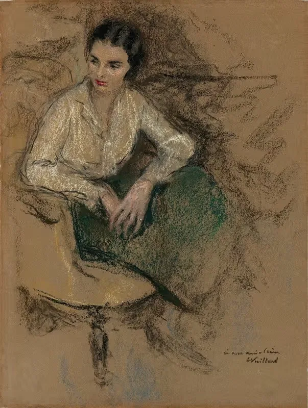 Портрет Ирэны Монтане by Эдвард Вюйяр, 1931 — digital art print download