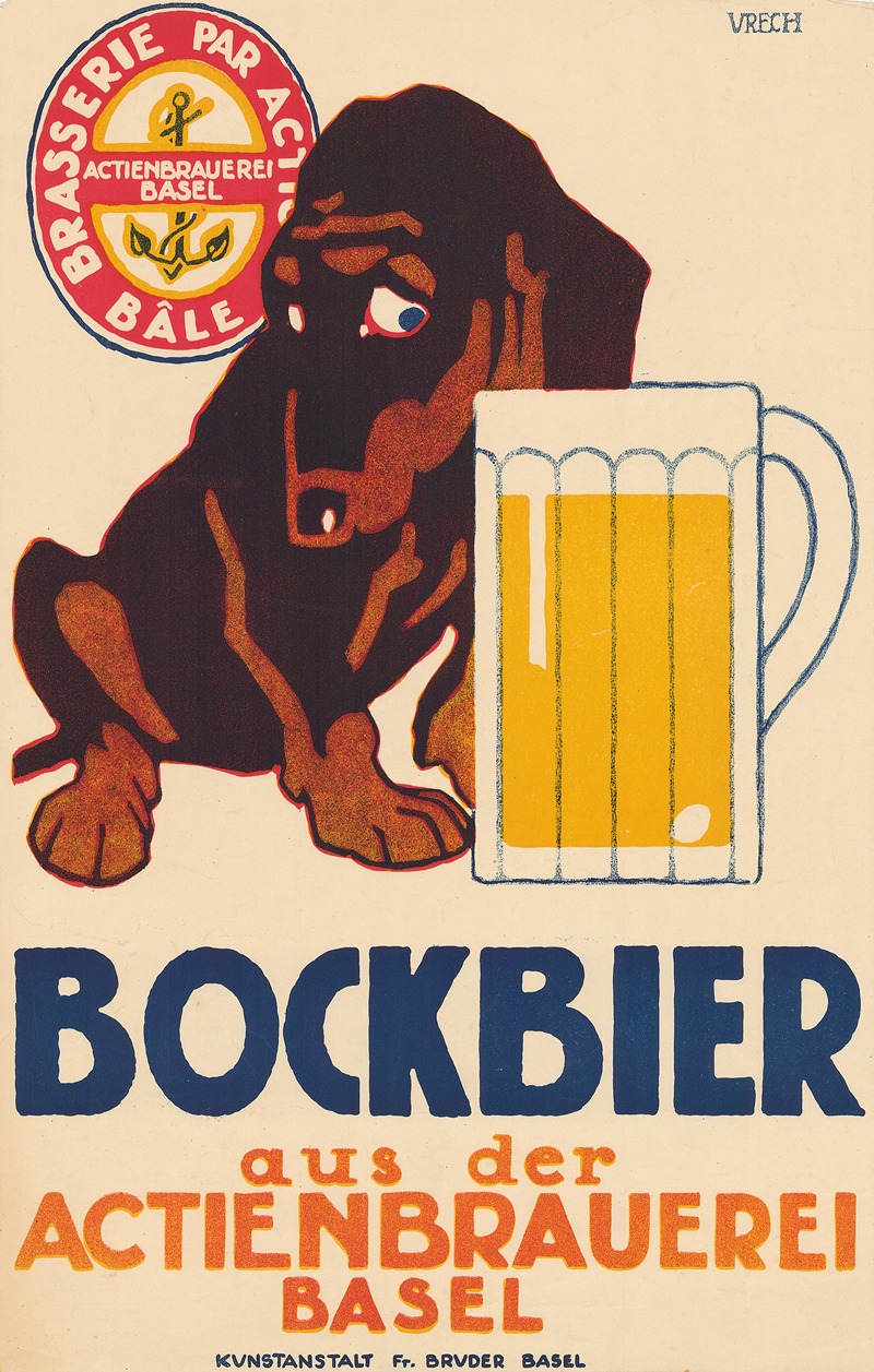 Bockbier aus der Actienbrauerei Basel — Rudolf Urech