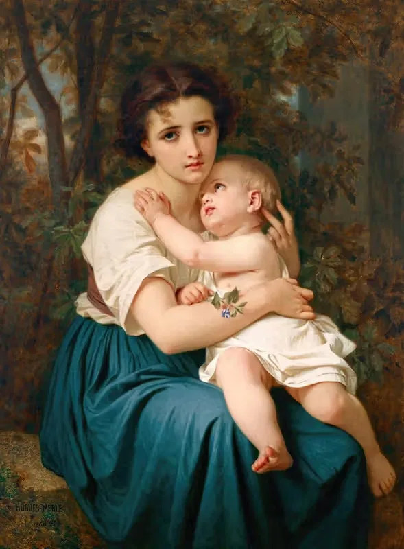 Мысли о будущем by Юг Мерль, 1864 — digital art print download