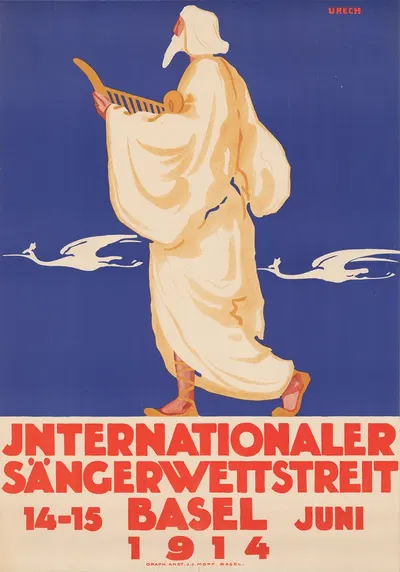 Internationaler Sängerwettstreit – Basel 1914 by Rudolf Urech, 1914 — digital art print download